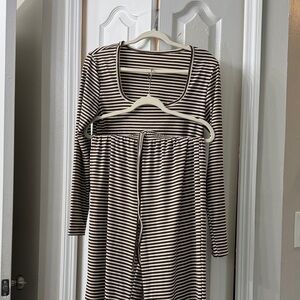 Striped Long Sleeve Matching Set